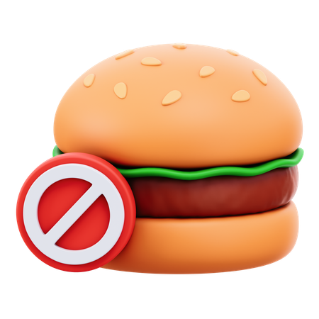 Pas de nourriture  3D Icon