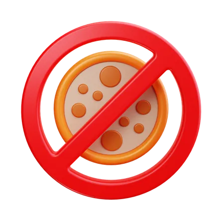 No Food  3D Icon