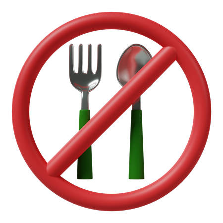 No food 3D Icon