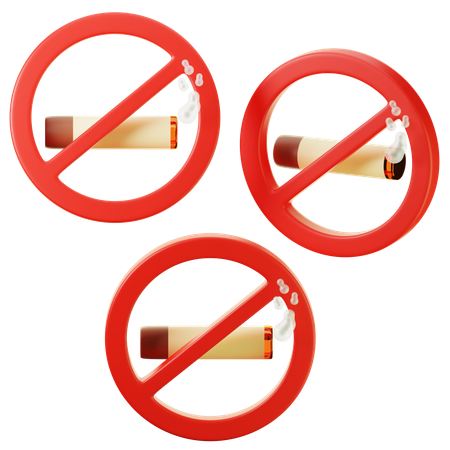 No fumar  3D Icon