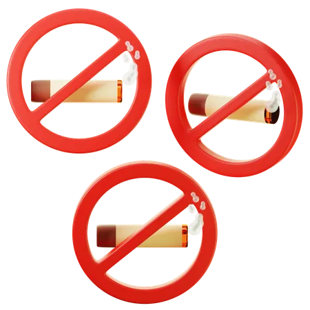 No fumar  3D Icon