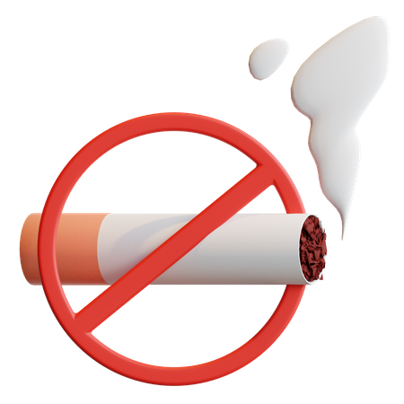 No Fumar  3D Illustration