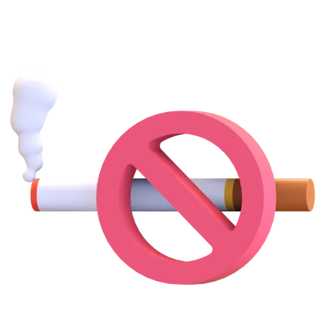 Icono De No Fumar Ilustracion 3 D 3D Illustration