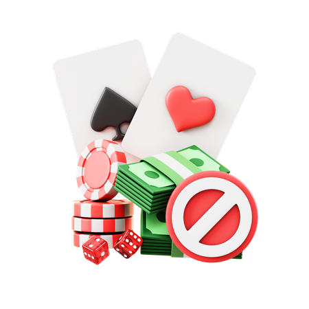 No Gamble  3D Icon