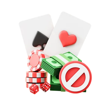 No Gamble  3D Icon