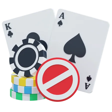 No Gambling  3D Icon