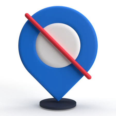 No gps  3D Icon