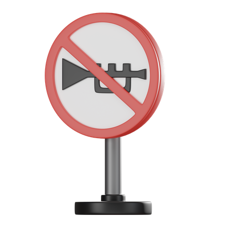 No Horn  3D Icon