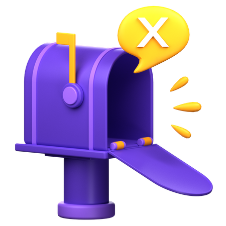No Inbox  3D Icon