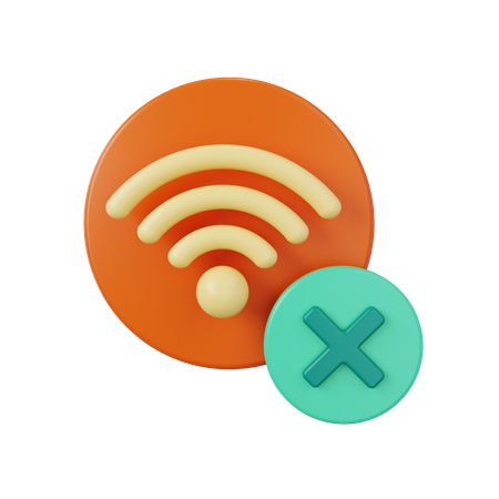 No Internet  3D Icon