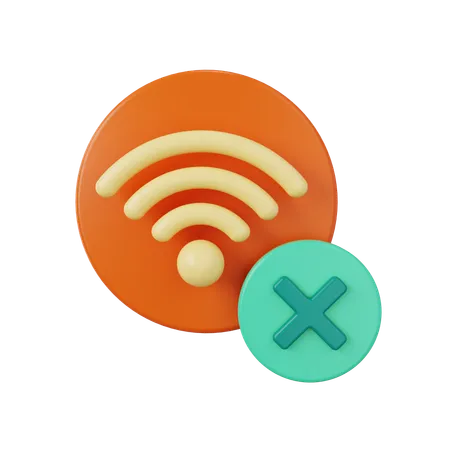 No Internet  3D Icon