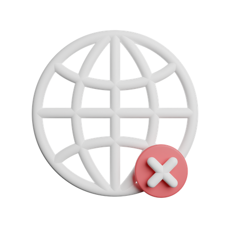 No Internet  3D Icon