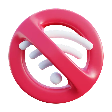 No Internet  3D Icon