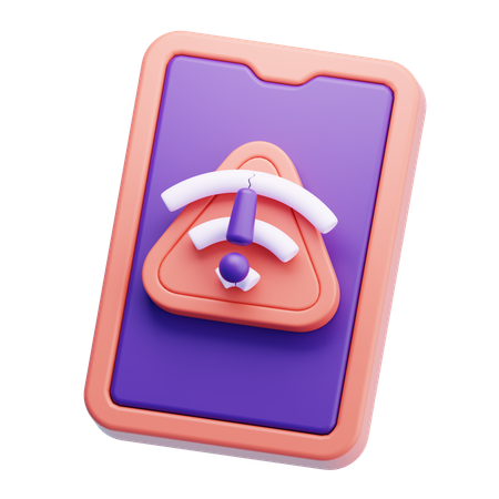 인터넷 접속 불가  3D Icon