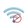 no network emoji 3d