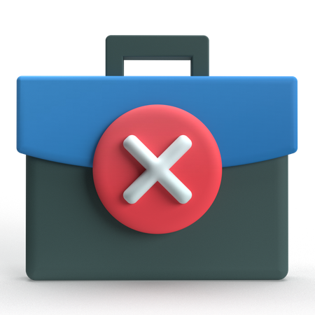 No Job  3D Icon