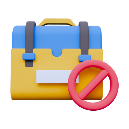 No Job  3D Icon