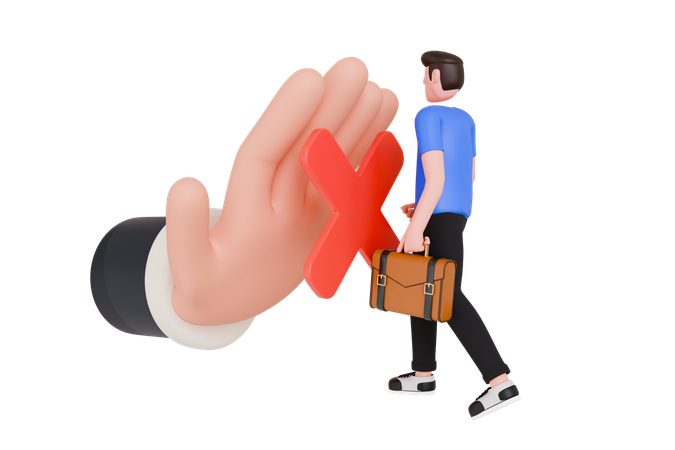 No Job Vacancy  3D Icon