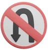 No Left U Turn