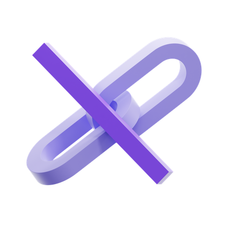 No Link  3D Icon