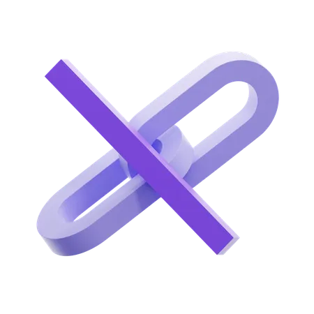 No Link  3D Icon