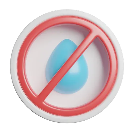 No Liquids Forbidden 3D Icon