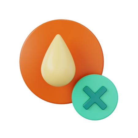 No Liquids  3D Icon