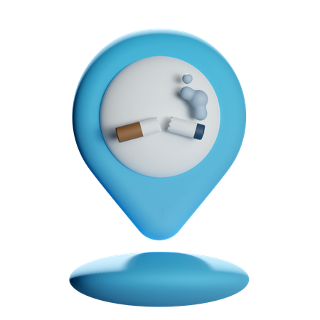 No Location Pin  3D Icon