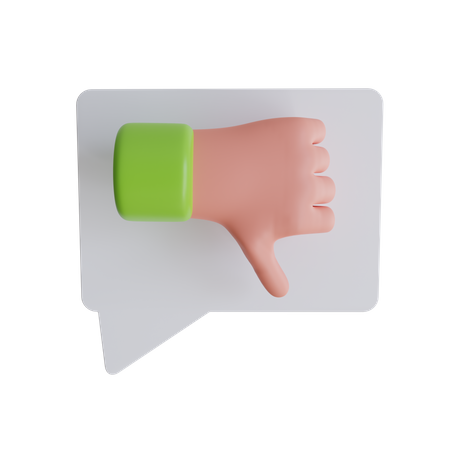 Disgusto  3D Icon