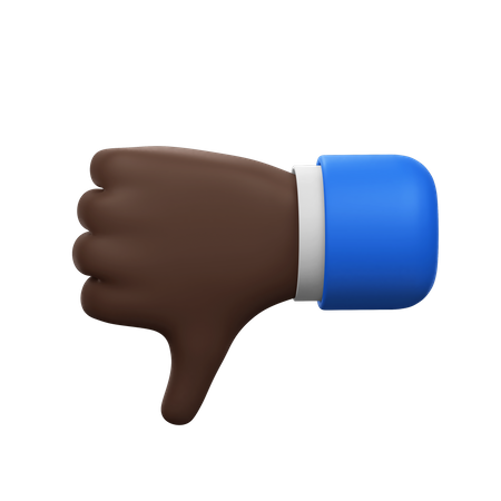 No me gusta el gesto con la mano  3D Icon