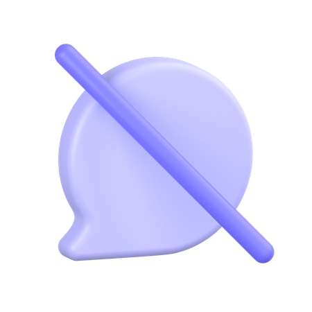 No Message  3D Icon