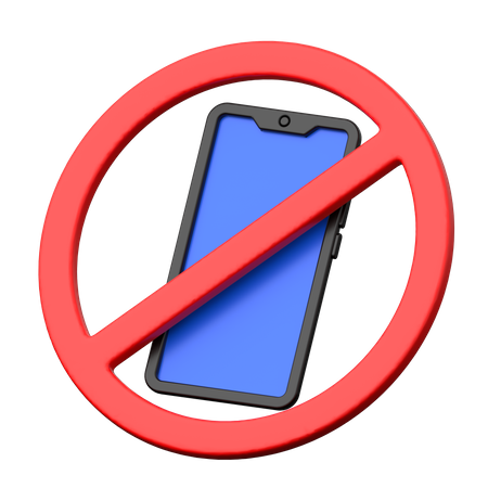 No mobile  3D Icon