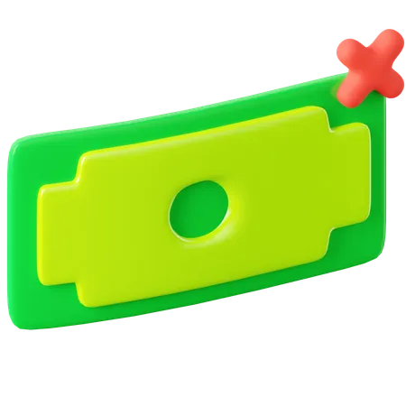 No Money  3D Icon