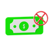 no money emoji 3d