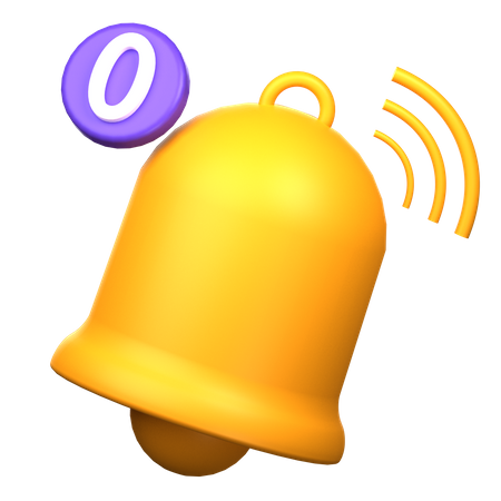 No New Notification  3D Icon