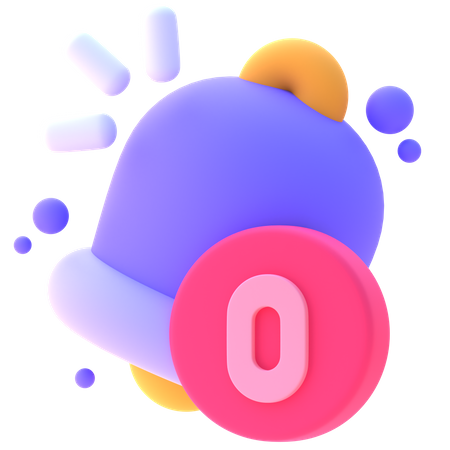 No Notifications  3D Icon