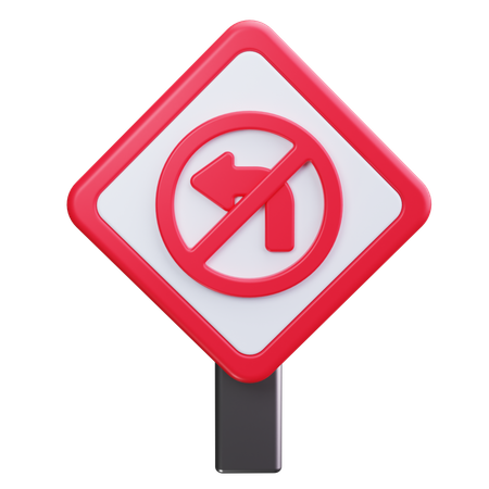 No Overtaking  3D Icon