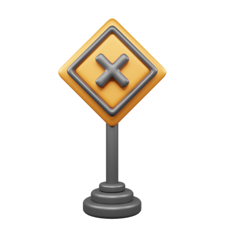 No Parking Board  3D Icon