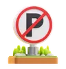 No parking sign