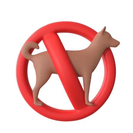 No Pets 3D Icon