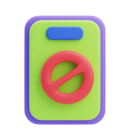 No Phone  3D Icon