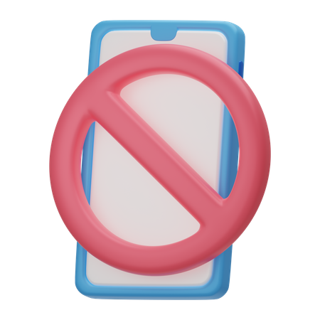 No Phone  3D Icon