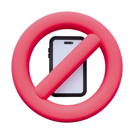 No Phone  3D Icon