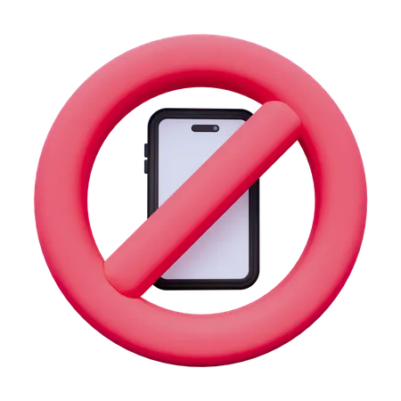 No Phone  3D Icon