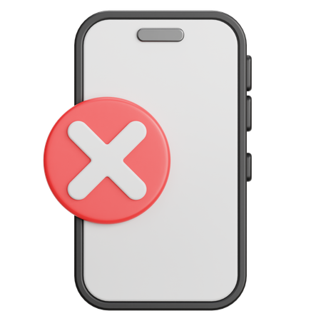No Phone  3D Icon