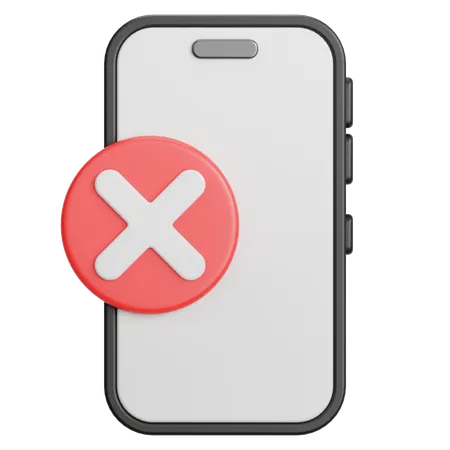 No Phone  3D Icon