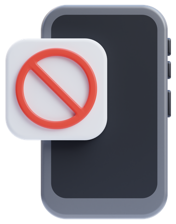 No Phone  3D Icon