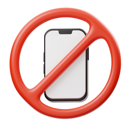 No Phone  3D Icon