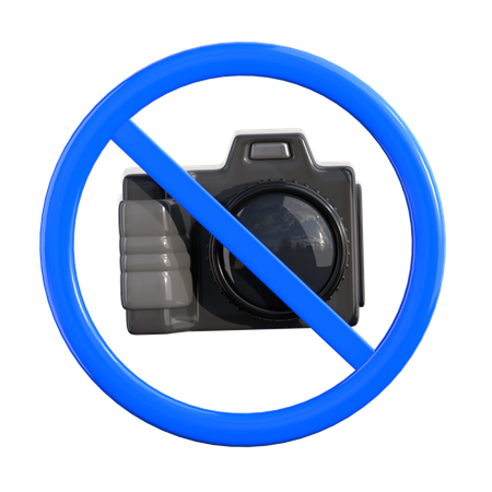 No Photography  3D Icon