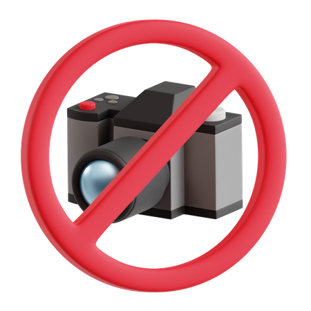 No Photography  3D Icon